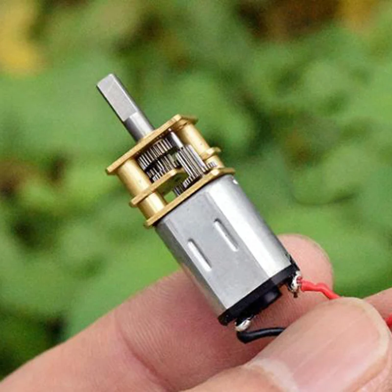 DC 3V 5V 6V 150rpm 330rpm Mini N20 полностью металлическая коробка передач редуктор