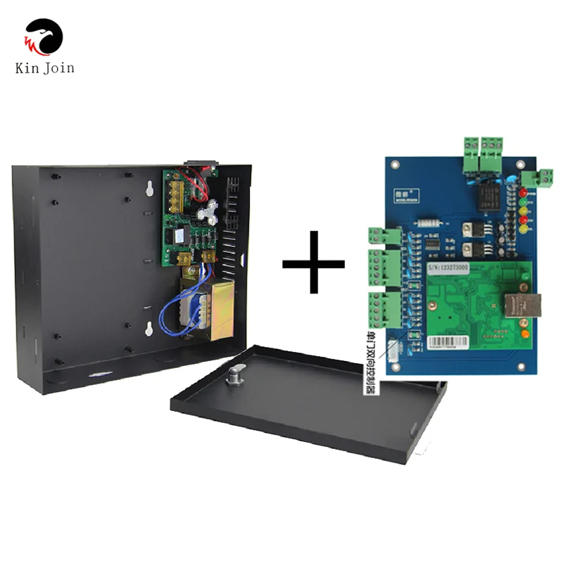 PCB 1 2 4 Gate Door Lock Access Controller Board With TCP/IP Port Cabinet And Power Supply Box | Безопасность и защита