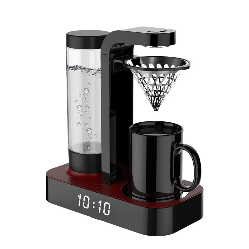 

1pc Household Coffee machine Clock automatic American drip office mini coffee pot machine Hand punch coffee machine
