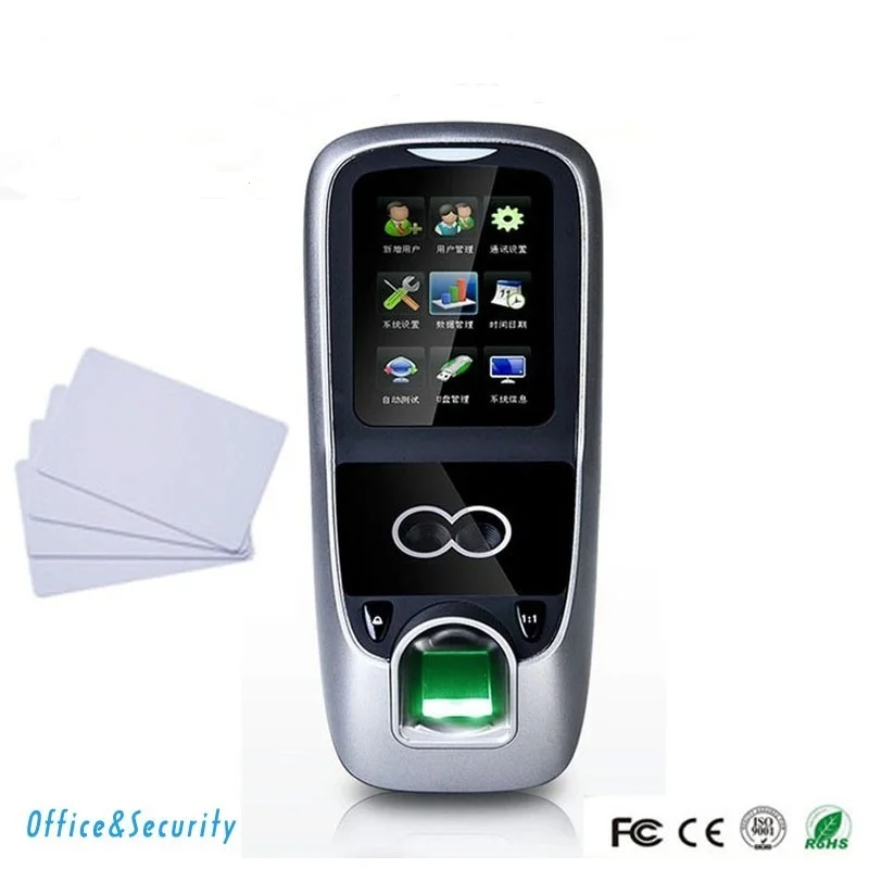Контроль доступа ZKSoftware iFace7 Multibio 700 посещаемость по лицу и отпечатку пальца