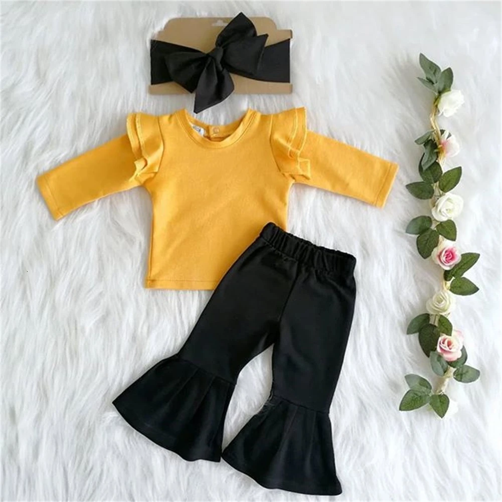 yellow newborn pants