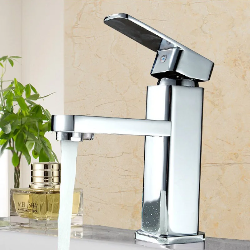Badarmatur Wasserhahn Waschtisch Mischbatterie Einhebelmischer Waschbecken Bad Toilette MU8669