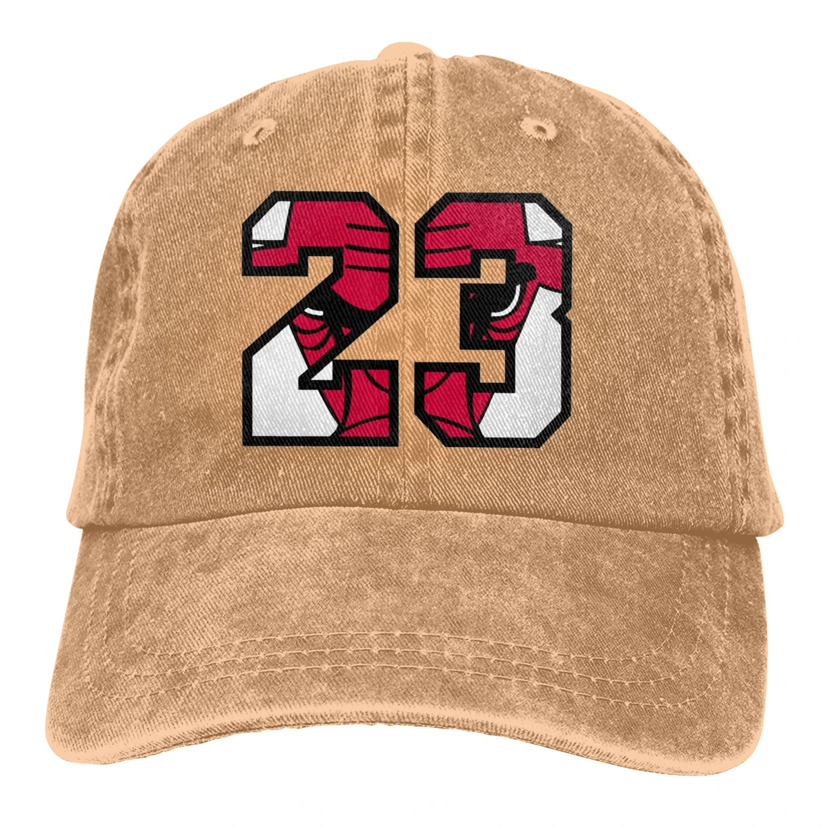 Номер 23 Casquette Черная мужская и женская джинсовая бейсболка с ремешком Регулируемая Кепка для гольфа - Цвет: Хаки