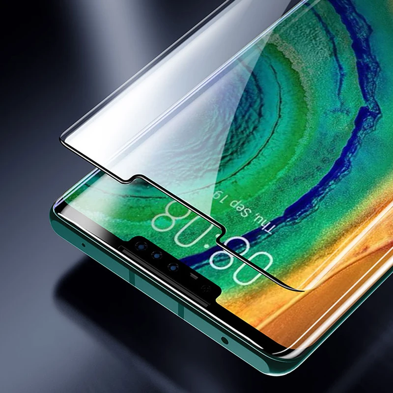 Raugee стекло для huawei Mate 30 Pro закаленное 9H 2.5D полное покрытие Защита экрана Mate30 Lite