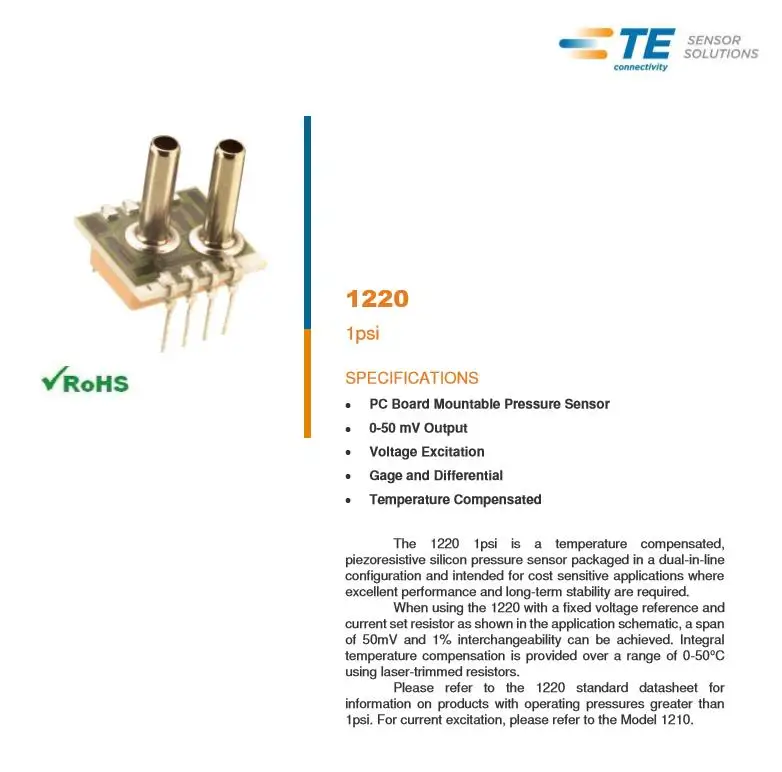 Для 1230-030G-1S датчик давления 1230A US MEAS/прецизионный подлинный точечный датчик