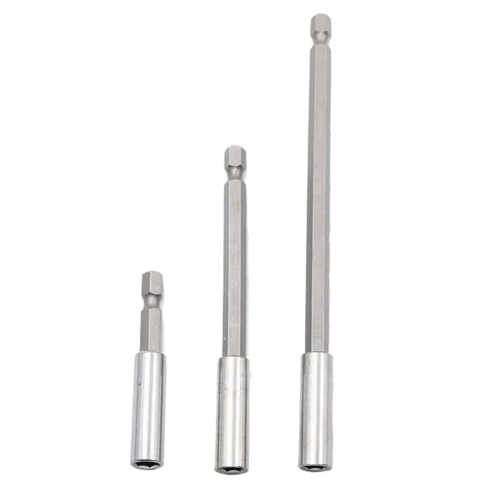 

Magnetic Screwdriver Extension Drill 3pcs 60/100/150mm Quick Release 1/4 Tools Bit set FAS6