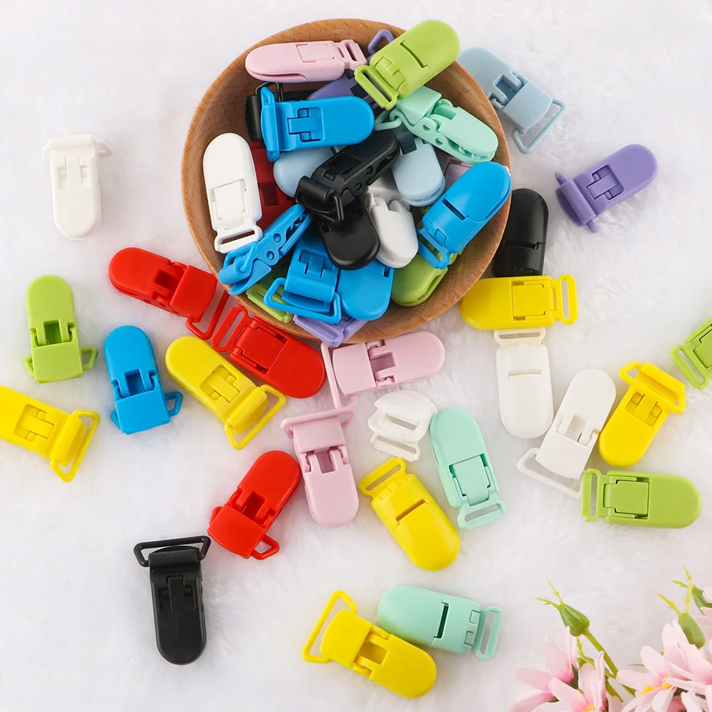 Kovict Baby Nipple Plastic Clasp Colorful Silicone Beads Chain Making Accessory Feeding Tools For Infant Pacifiers Clip | Мать и ребенок