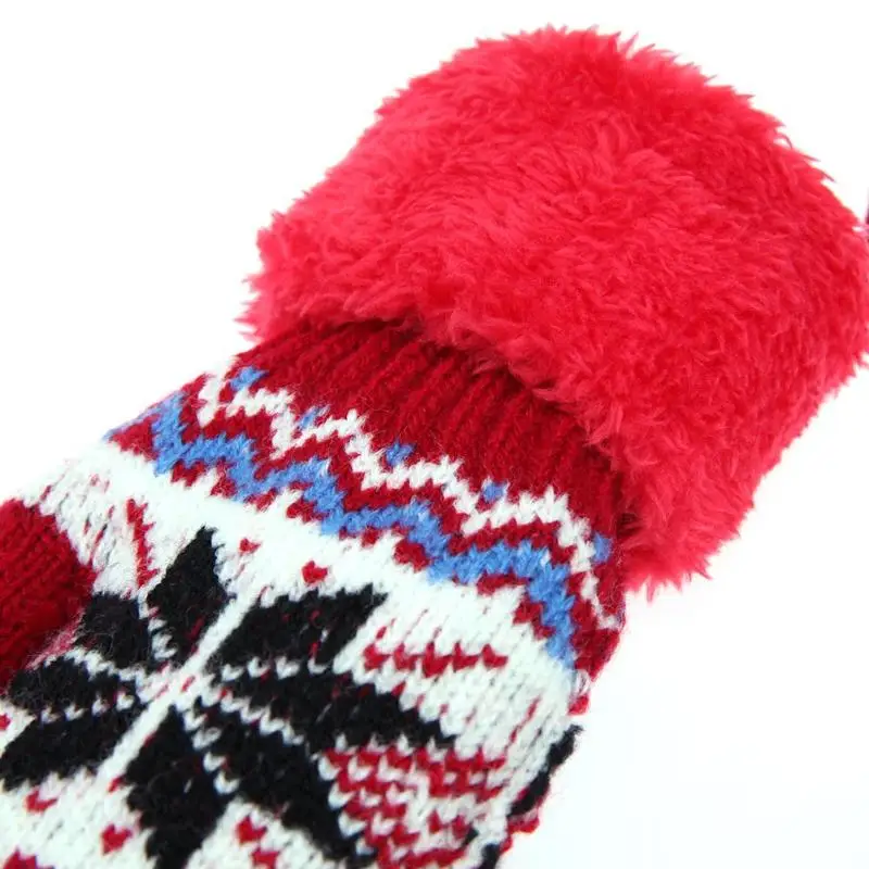 Casual Autumn Warm Unisex Children Knitted Elastic Ski Thickened Gloves