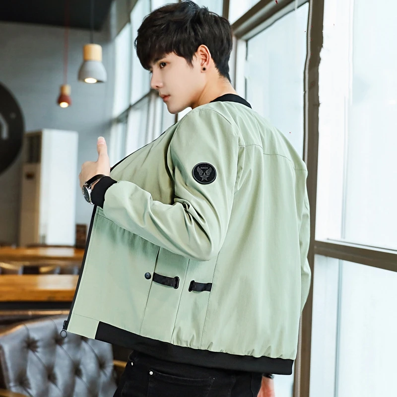 

jacket men casual man Coats Bomber Fit Jacket Casual Jackets Autumn Trend Fashion Men's Jackets Clothes