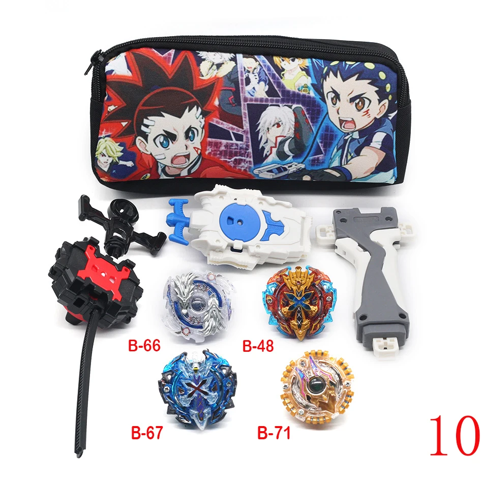 Короткие волновые игрушки Beyblades Burst с пусковой установкой и Bayblade металлический песок с Бог спиннинг Топы Bey игрушечный нож