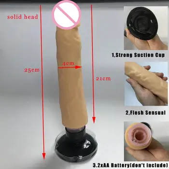 25CM Big Horse Dildo Realistic With Suction Cup Penis Masturbator Massage Dildo Vibrator Sex Toys For Woman Gay Intimate Goods 3