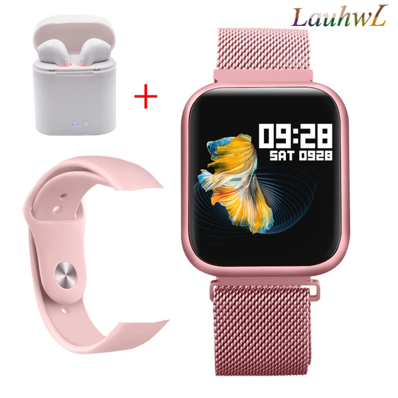 

P80 Smart Watch Bracelet Blood Pressure Heart Rate Monitor Pedometer Fitness Tracker Smart Band For IOS Android Huawei PK IWO Q1