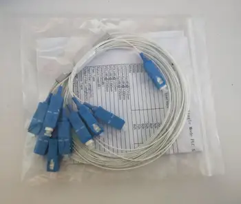 

20 pcs FTTH plc splitter 0.9mm 1 meter 1x8 SC UPC connector plc spliter