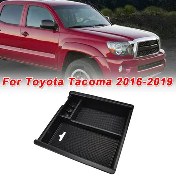 

ABS Armrest Secondary Box Center Console Storage Box Organizer Holder For Toyota Tacoma 2016-2019 Car Styling Accessories