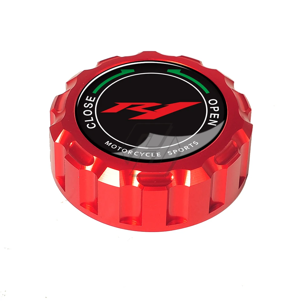 Motorcycle Brake Fluid Reservoir Cap Cover For Yamaha YZF R1 2009-2014