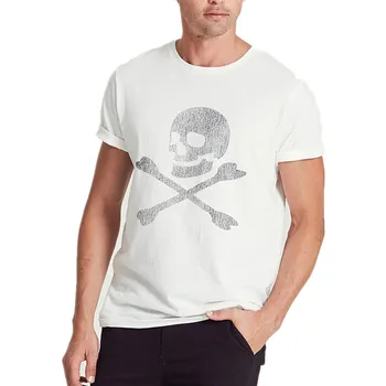 

Men's Skull Milk White T Shirt Slim fit Size L (Faulty)