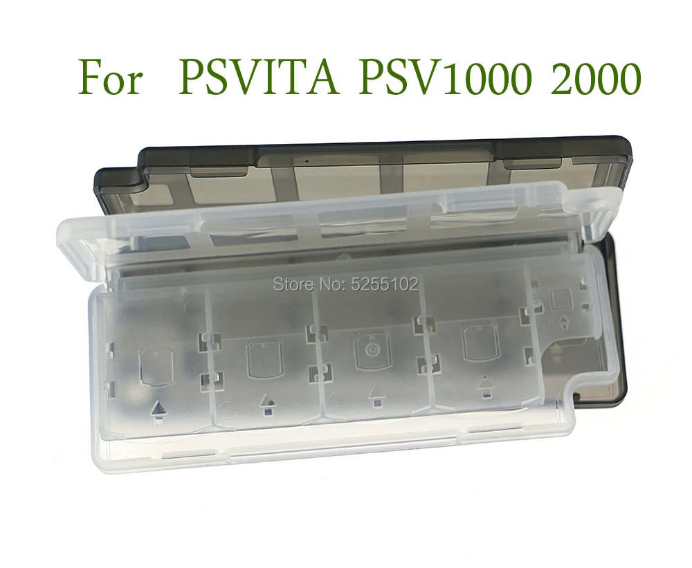 

50pcs 10 in 1 Material Storage Box for Sony PSVita PS Vita 1000 Memory Card Box PSV Game Card Case for PSV1000 PSV 2000 Case