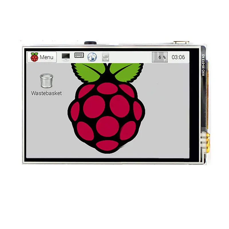 3,5 дюймов Raspberry Pi 4 Модель B сенсорный экран 480*320 ЖК-дисплей+ стилус+ двойное использование ABS чехол Корпус для Raspberry Pi 4