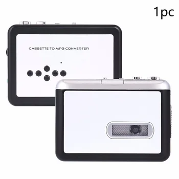 

Auto-Reverse Tape To MP3 Audio Cassette Player Portable Plug And Play Handheld TF Card Records Converter USB Metal Music Stereo