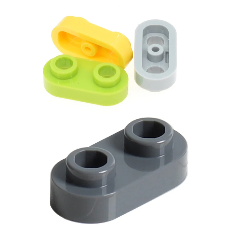 Конструктор 1x2 закругленный с 2 открытыми кубиками детали Обучающие креативные