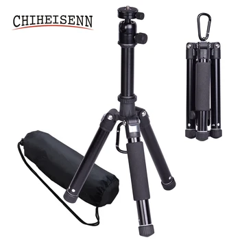

Lightweight Travel Portable Compact Desktop Macro Mini Aluminum Alloy Tripod Kit with Ball Head Quick Release Plate Carring Bag