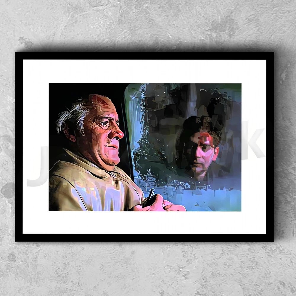 ソプラノ ソプラノス トニーシリコ パリーギアテリエリ パリーウォルナット 有名なソプラノ引用 ソプラノポスター 絵画 書道 Aliexpress