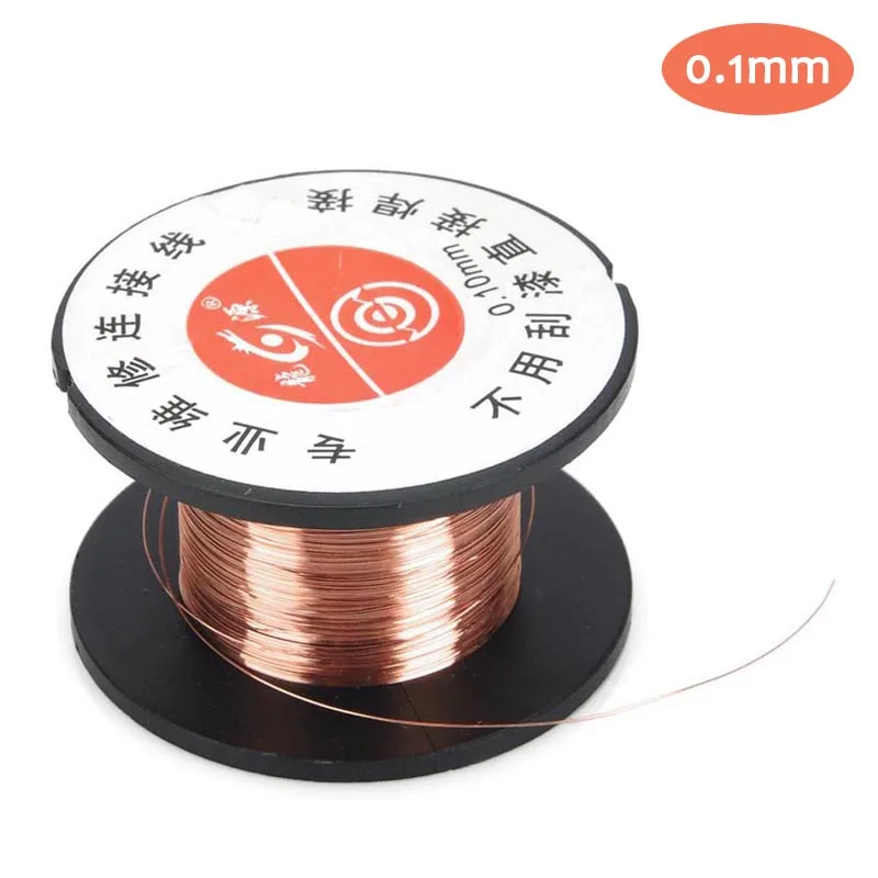 4 rolls 0.1mm Copper Link Wire Soldering Wire Maintenance Jump Line Enamelled PCB Solder Repair Tool Hookup