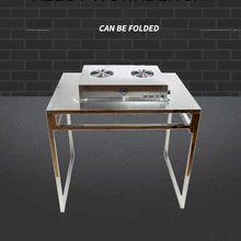 

TBK-805 Dust Free Aluminum Work bench with Anti-static Curtains Iron Workbench With Cleaning Room for LCD Laminating Repair