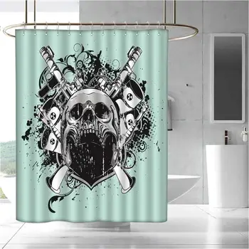 

Waterproof and Colorful Shower Curtain Polyester Shower Curtain Bath Shower