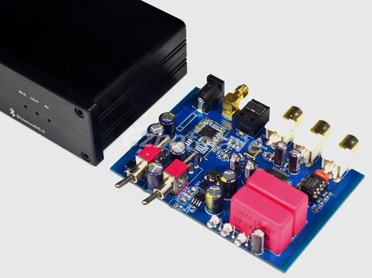 Новое поступление HIFI Bluetooth 5,0 приемник усилитель мощности hifi Bluetooth приемник волоконный коаксиальный декодер DAC