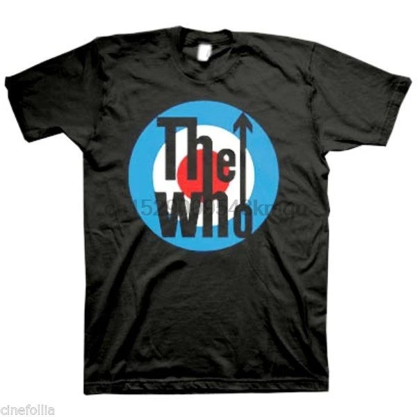 Футболка с классическим логотипом The Who Target Maglia Uomo ufficiale музыкальная группа