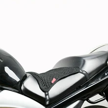 Противоскользящий чехол для сиденья, дышащий, для мотоцикла, замена, 3D сетчатая ткань, подушка 36x32 см, Солнцезащитная накладка, прочная, практичная
