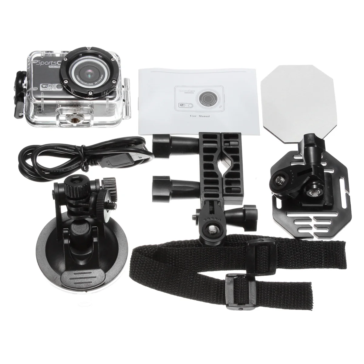 Водонепроницаемая мини-видеокамера с wifi Full HD 1080P Sportscamera DVR F39