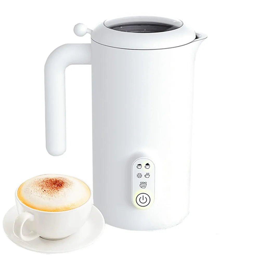 500ml Electric Milk Frother Automatic Stainless Steel Milk Steamer for
