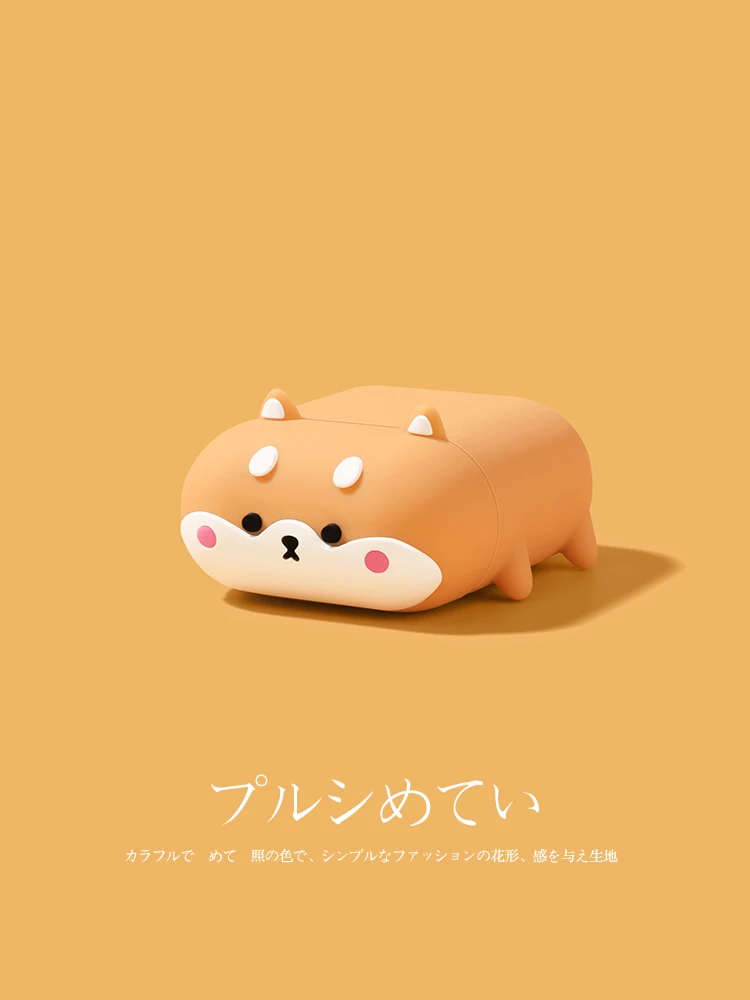 

3D airpods case for airpods1/2 cute silicone boxs for airpods pro cases Storage Box soft Creative design airpods protective cove
