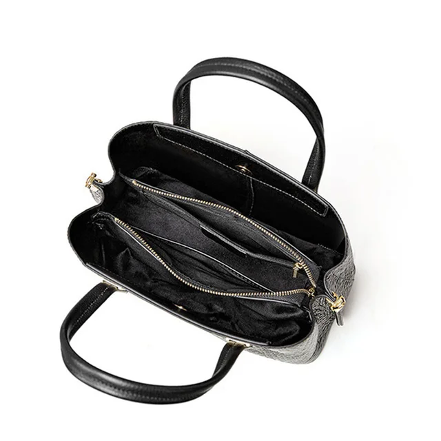 Women Bags 100 Cowhide Genuine Leather Bag Lady Fashion Handbags Female Shoulder Bag Large Capacity Crossbody