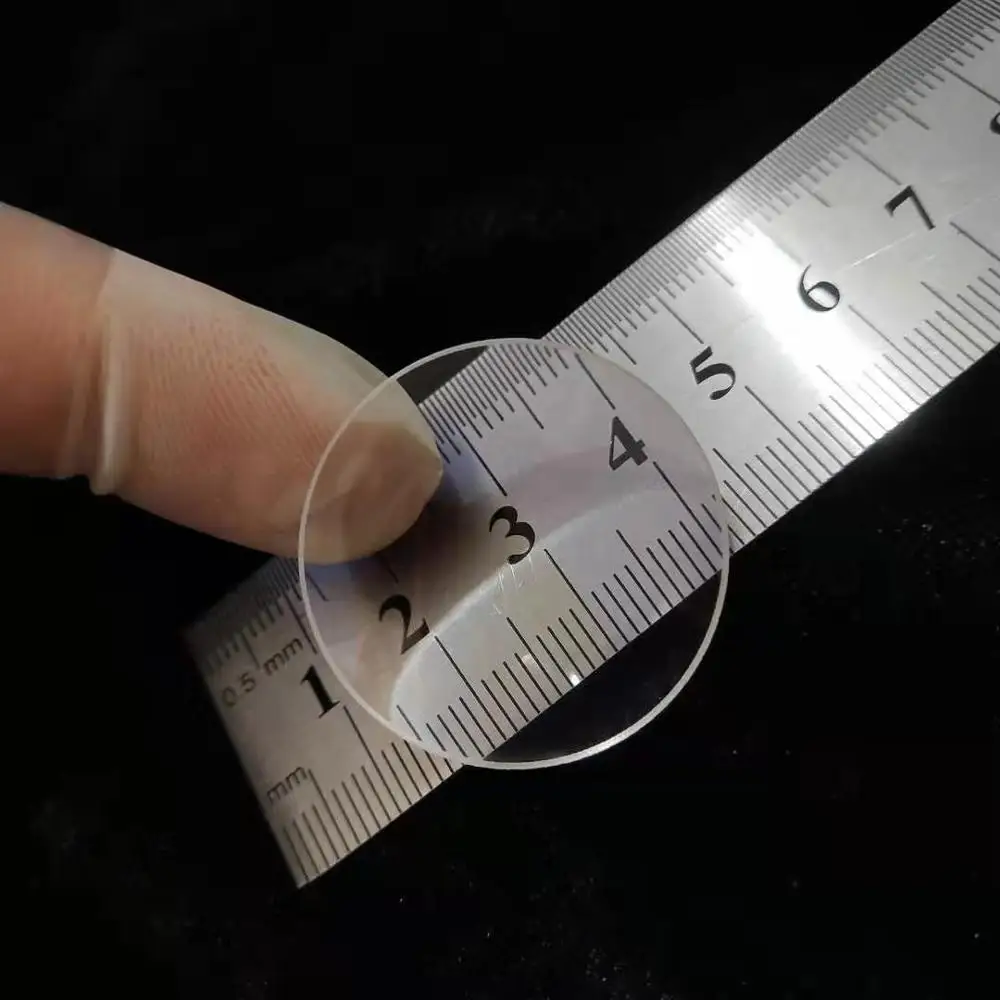 Optical Glass K9 Optics Double convex Mirror 30mm Diameter 100mm Focal Length Projector Lenses Physics Experiment Teaching Tool
