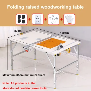 Online Woodworking Saw Table Folding Multifunctional Portable Decoration Electric Saw Sliding Table Saw Flip Saw Table Sma
