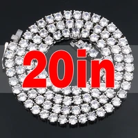 Chaîne de corde de 3mm, chaîne cubaine de Tennis de 4mm pour femmes et hommes, bijoux de hanche 6
