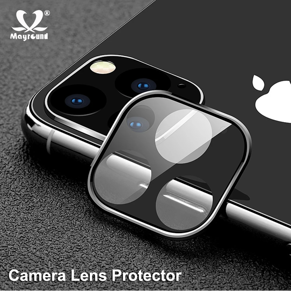 2 шт. Защита объектива камеры закаленное стекло для iPhone 11 pro max Ультра тонкое 9H