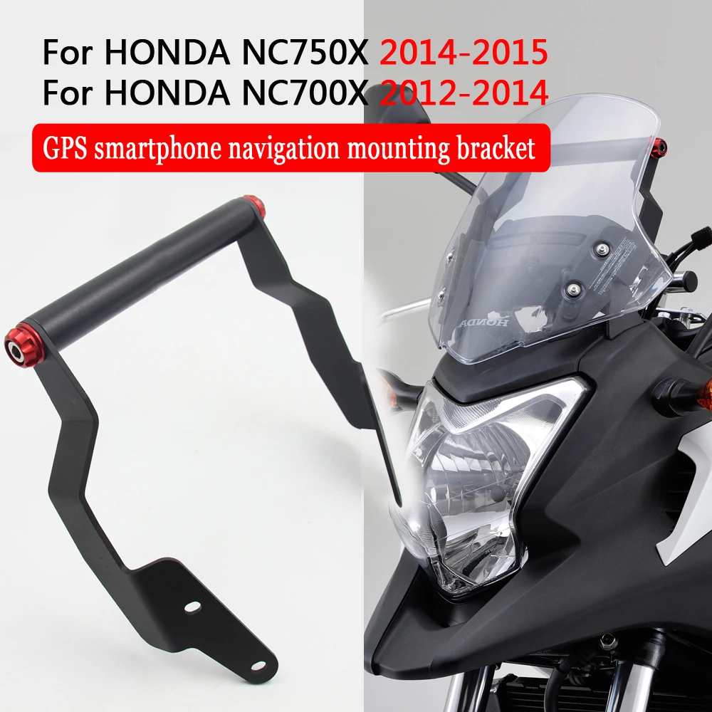 Для подставки держателя телефона планшетов GPS для Honda NC750X 2012 2013 2014 2015 NC 750 X черного