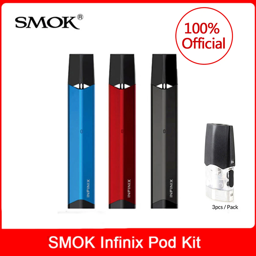 Оригинальный набор SMOK Infinix Pod + Встроенный аккумулятор 250 мАч 2 шт мл электронная