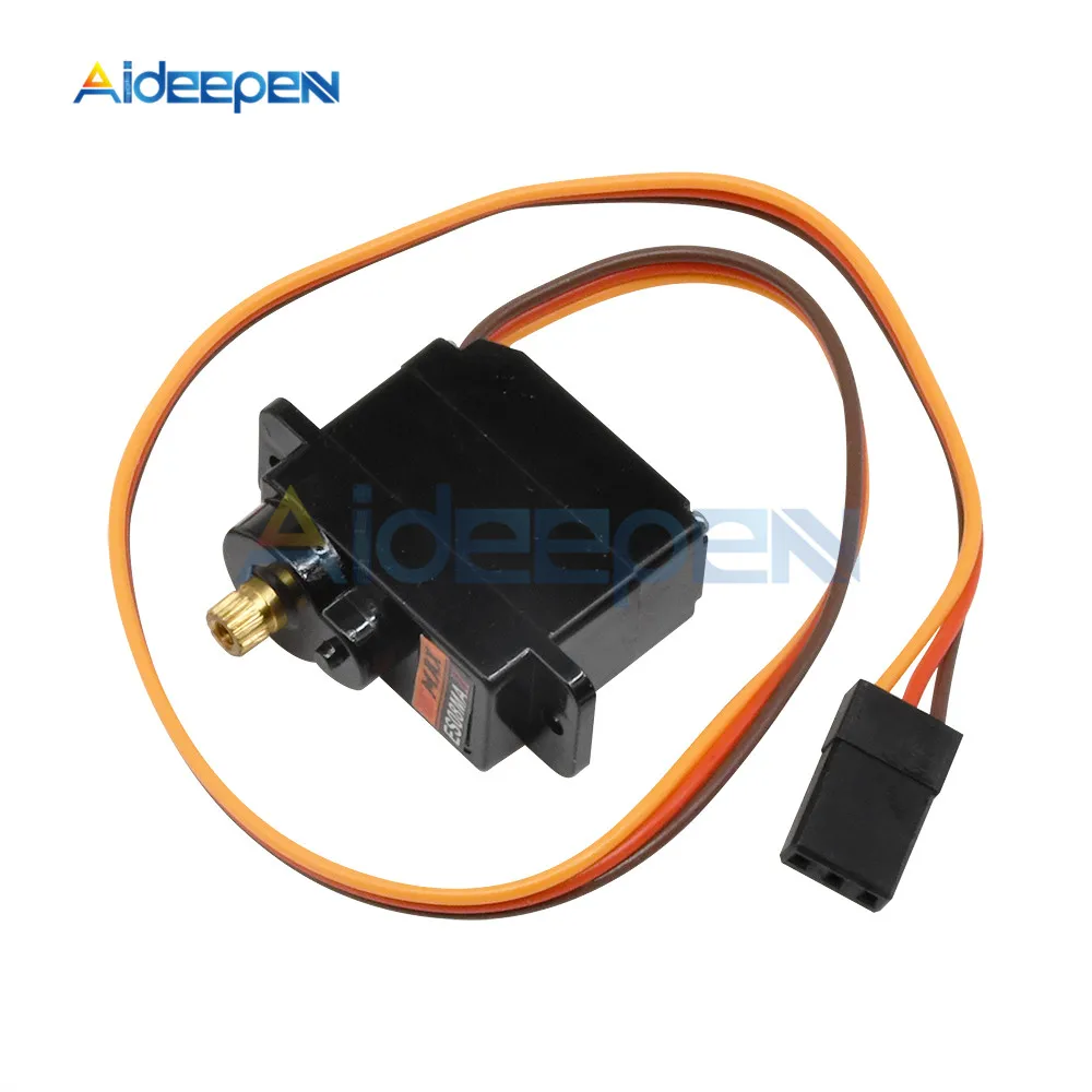 ES08MA II Mini металлическая Шестерня Аналоговый сервопривод цифровой микро рулевой