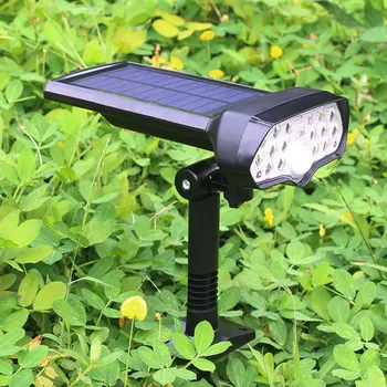 

LED Solar Power Light IP65 Waterproof Patio Ground Light Courtyard Garden Solar Powered LED Ground Lamp Outdoor Induction Light