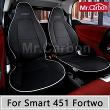 Auto Volledige Wrap Seat Cover Ademend Anti-Fouling Kussen Voor Mercedes Smart 451 Fortwo Styling Accessoires Interieur Producten