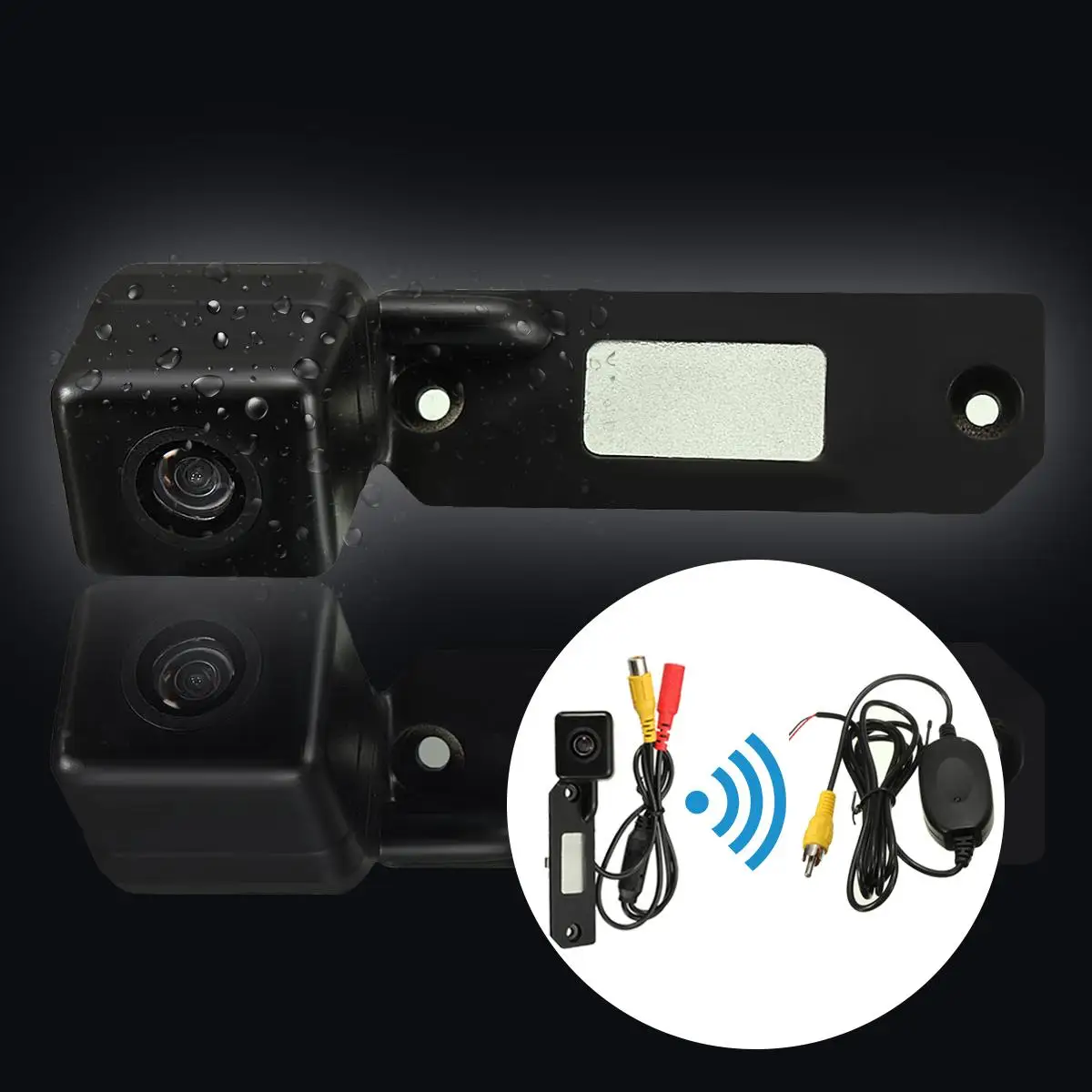 Wireless CCD Car Rear View Camera Video Reverse Parking For VW Passat 3B 3C Golf Plus T5 Caddy Jetta Sagitar Touran Skoda Superb