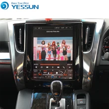 Yessun Android радио Автомобильный навигатор gps для TOYOTA Alphard Vellfire AH30~ мультимедиа плеер вертикальный экран