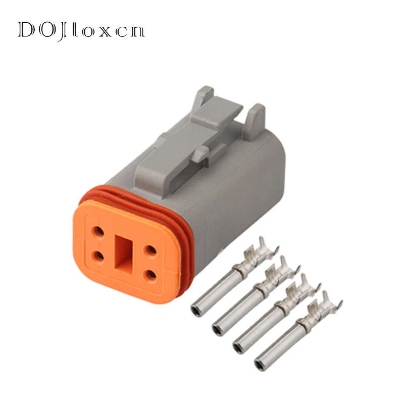 1/5/10/20/50 Sets 2/3/4/6/8/12 Pin DEUTSCH Male Female Connector DT04-6P-L012 Waterproof Plug-In With Fixed Flange DT04-4P-L012 1/5/10/20/50 Sets 2/3/4/6/8/12 Pin DEUTSCH Male Female Connector DT04-6P-L012 Waterproof Plug-In With Fixed Flange DT04-4P-L012