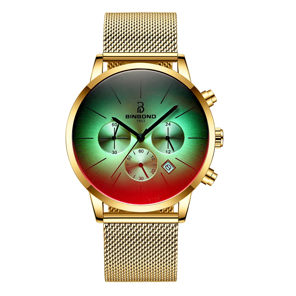 BinBond Fashion Men's Watches Luxury Military 30 Meters Waterproof Clock  Male Casual Mesh Belt Sport Quartz Watch Men Wristwatch|Quartz Watches| -  AliExpress