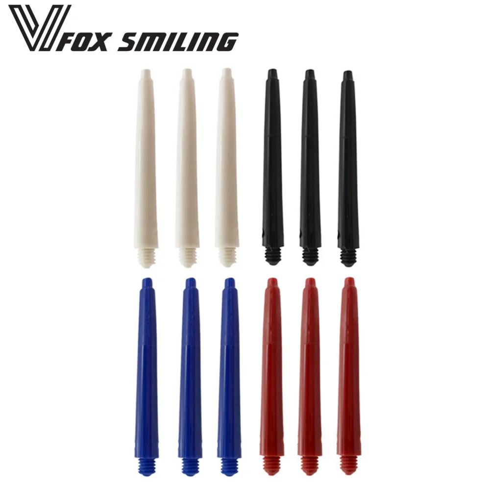 Fox Smiling 30pcs Darts Shafts Nylon 2BA 48mm 35mm 27mm Dart Shaft For Professional Plastic Accessories | Спорт и развлечения